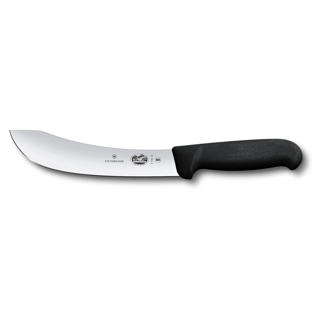 Fibrox Skinning Knife, 15cm German Type, Black