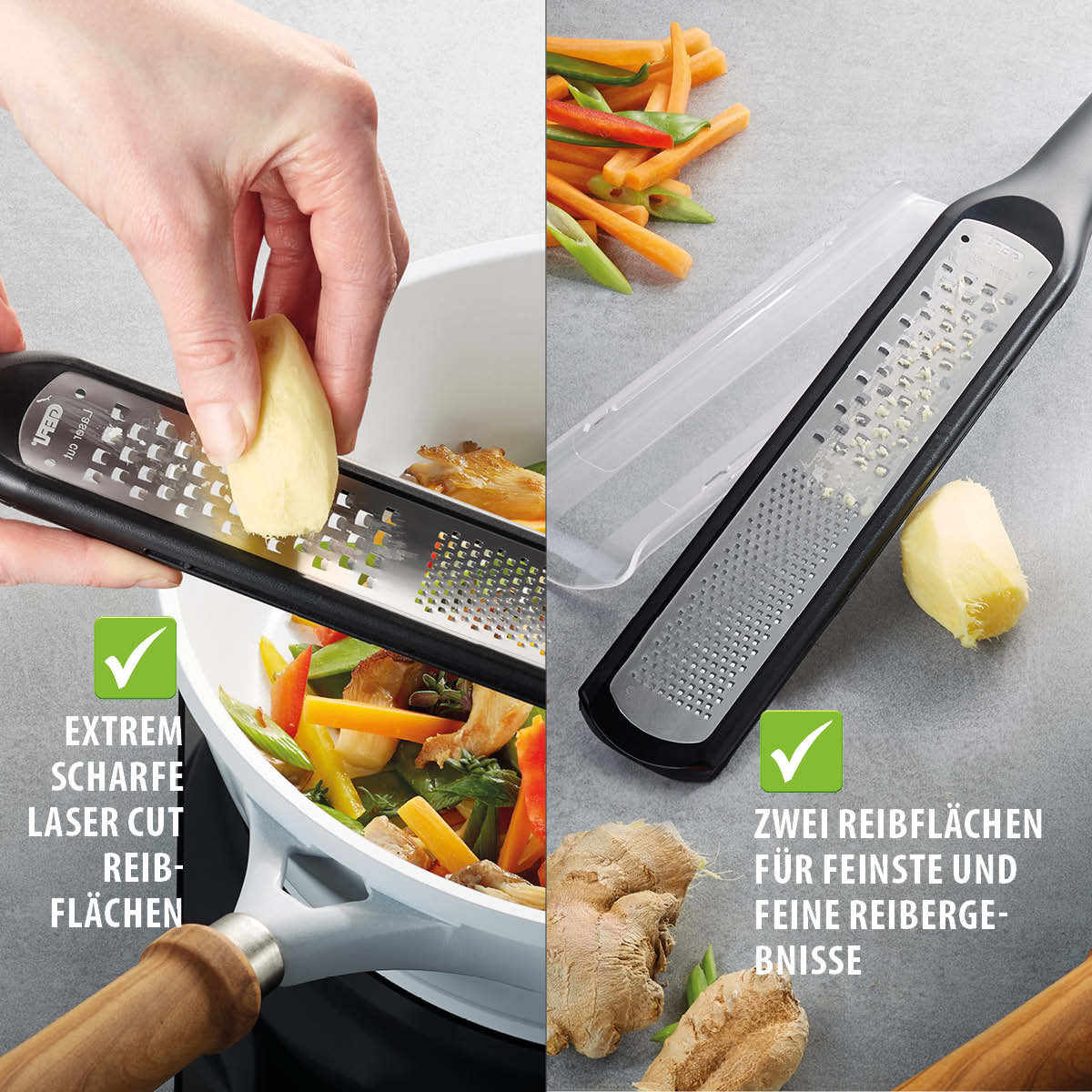 Fine and coarse grater RAFINO