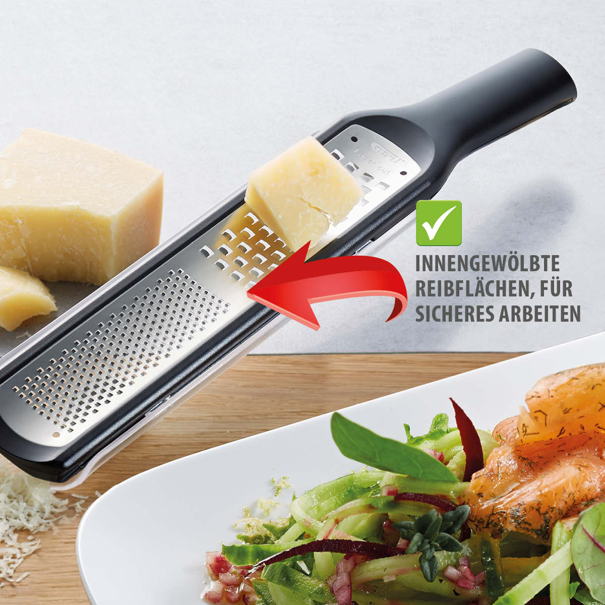 Fine and coarse grater RAFINO