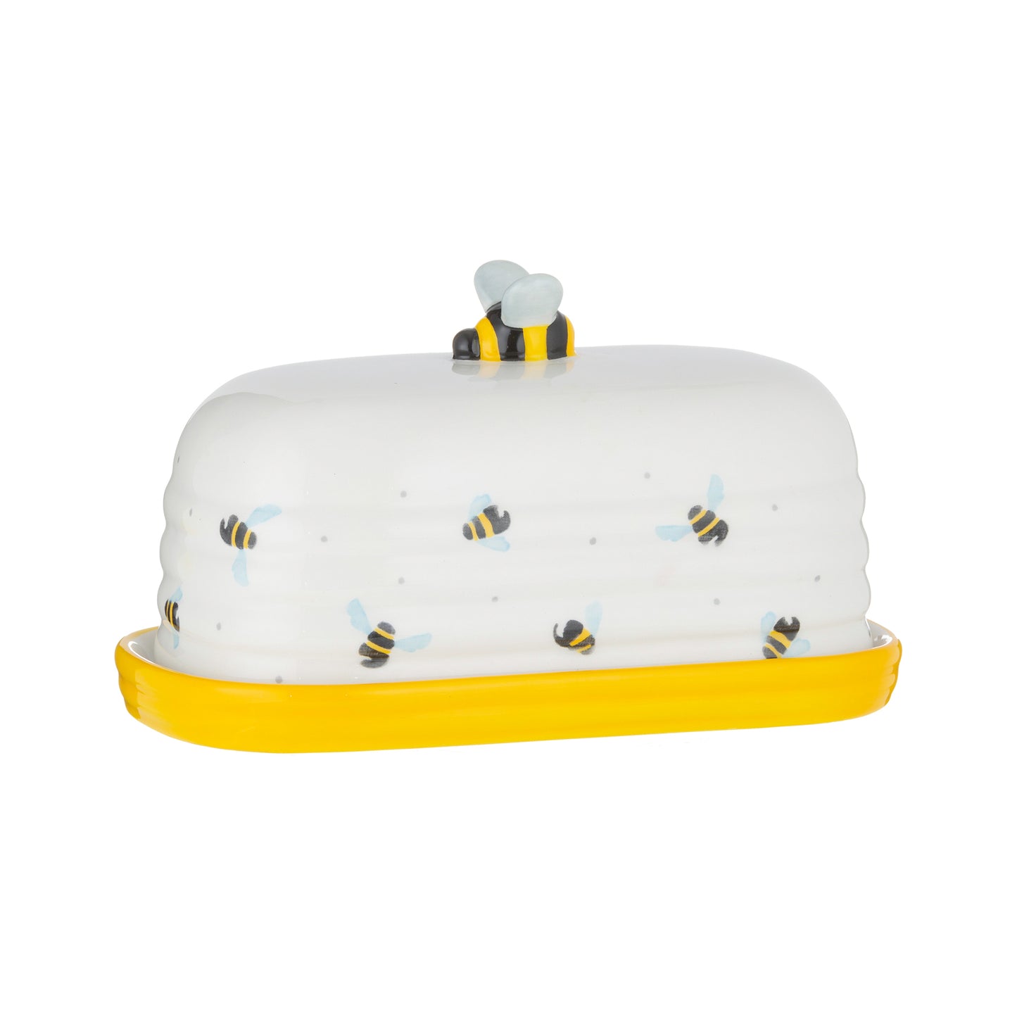 Price & Kensington Sweet Bee Butter Dish Dolomite
