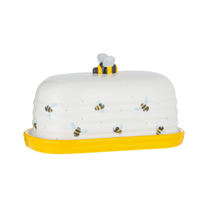 Price & Kensington Sweet Bee Butter Dish Dolomite