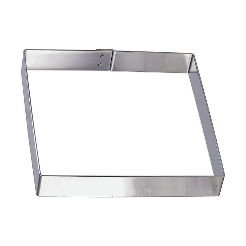 Matfer Bourgeat Square Stainless Steel Cake Frame - 275x275x35mm