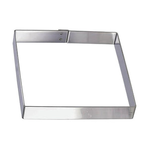 Matfer Bourgeat Square Stainless Steel Cake Frame - 275x275x35mm