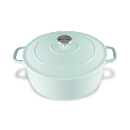 Round French Oven Duck Egg Blue - 26cm/5L