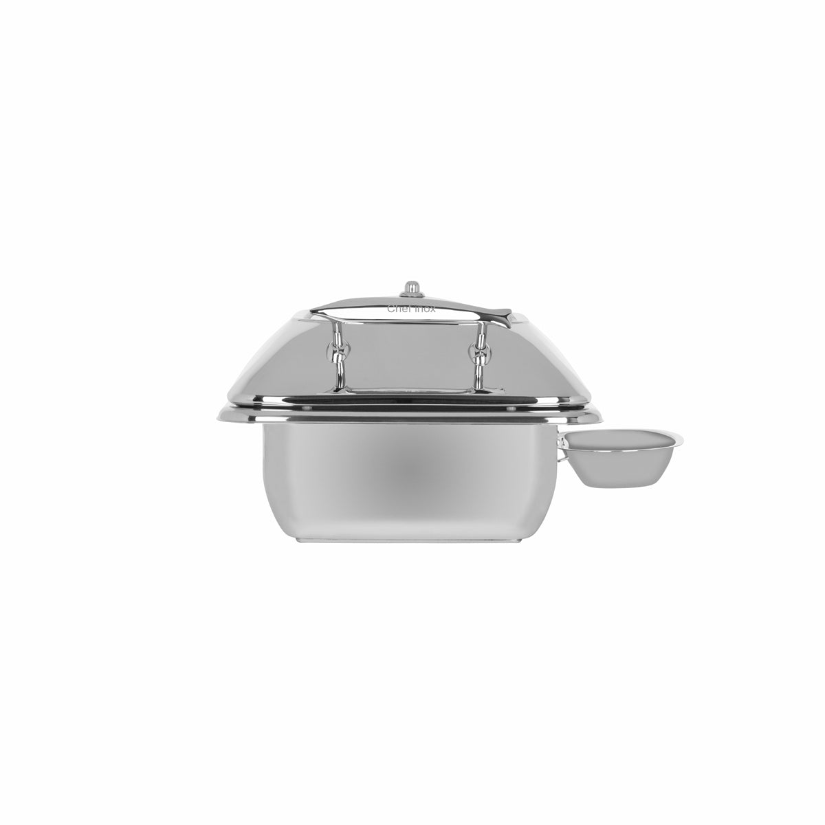 Chef Inox Deluxe Chafer Rectangular GN 1/2 with Glass Lid & Side Dish - Kitchenly