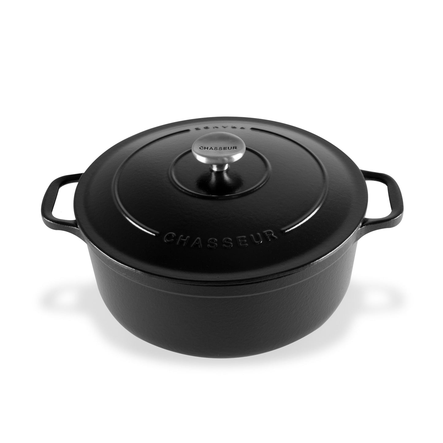 Round French Oven Matte Black - 24cm/4L