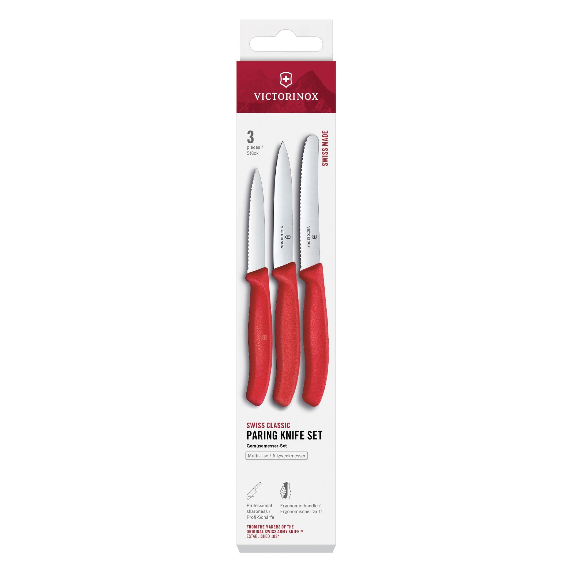 Paring Knife Set, Classic 3 piece