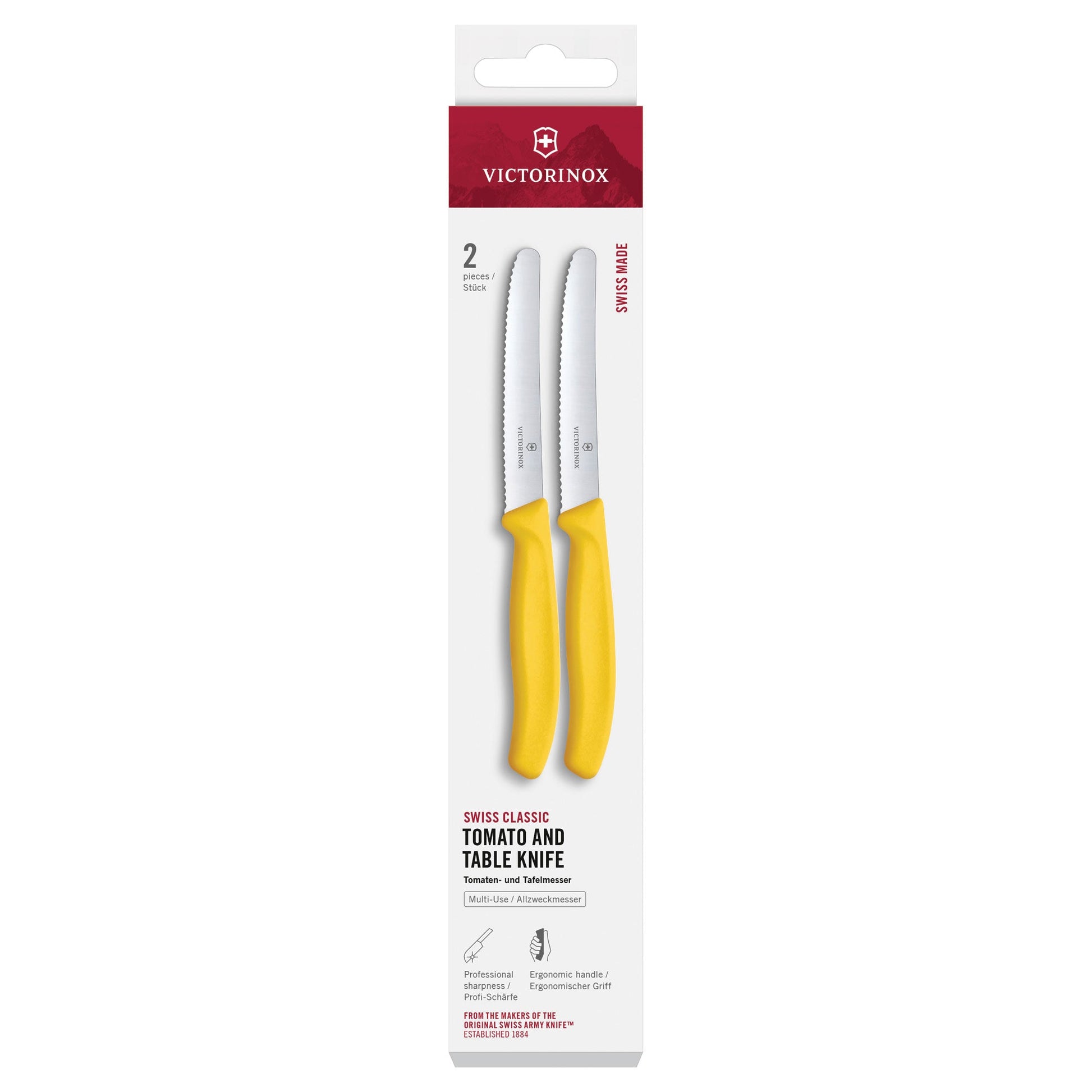 Swiss Classic Tomato and Table Knife Set, 2 Pieces - Gift Box