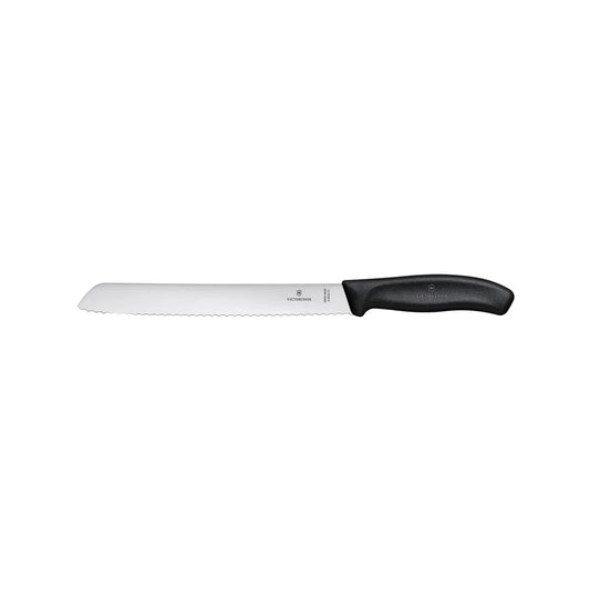 Victorinox Swiss Classic Bread Knife 210mm Black - Kitchenly