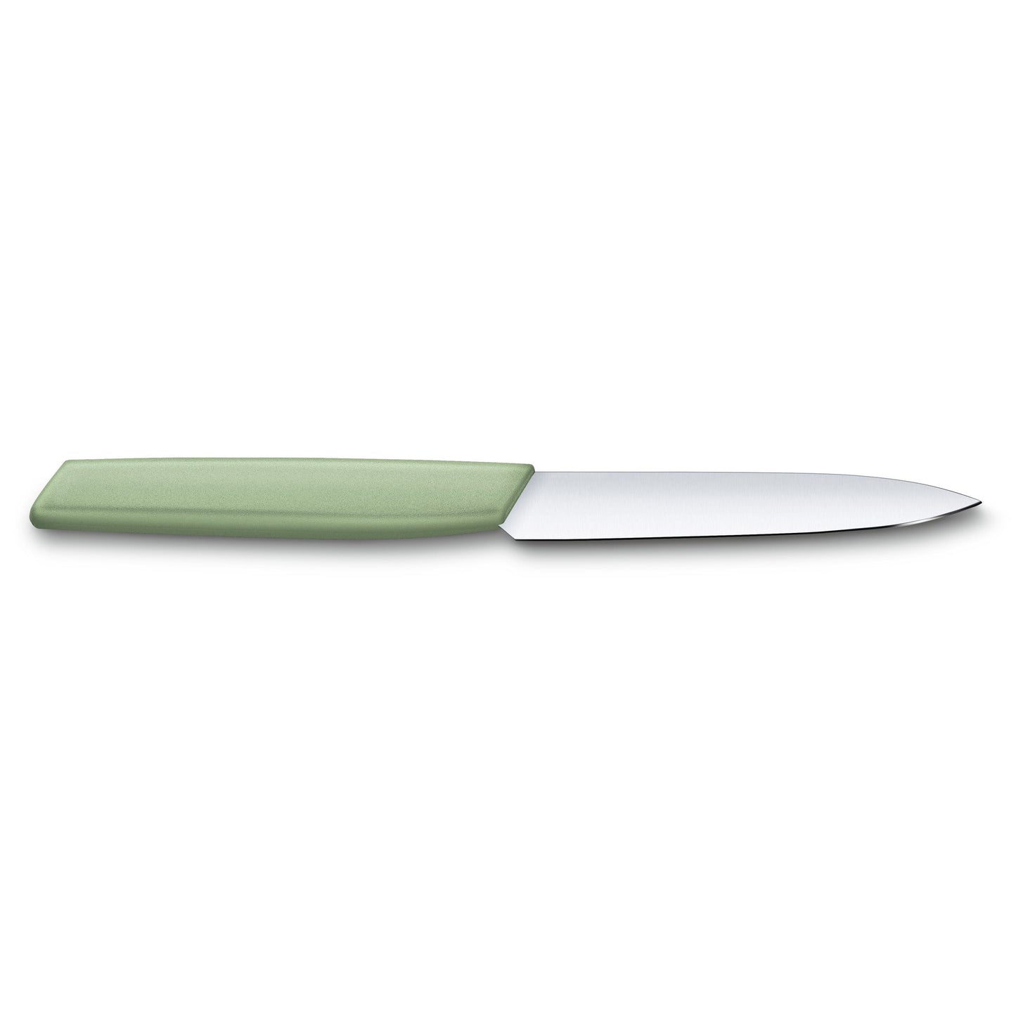 Swiss Modern Paring Knife, 10cm Straight Edge - Black