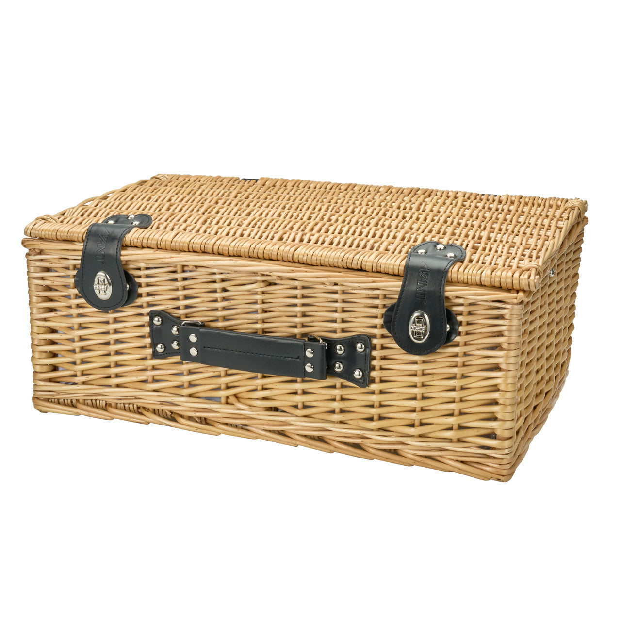 4 Person Wicker Picnic Basket
