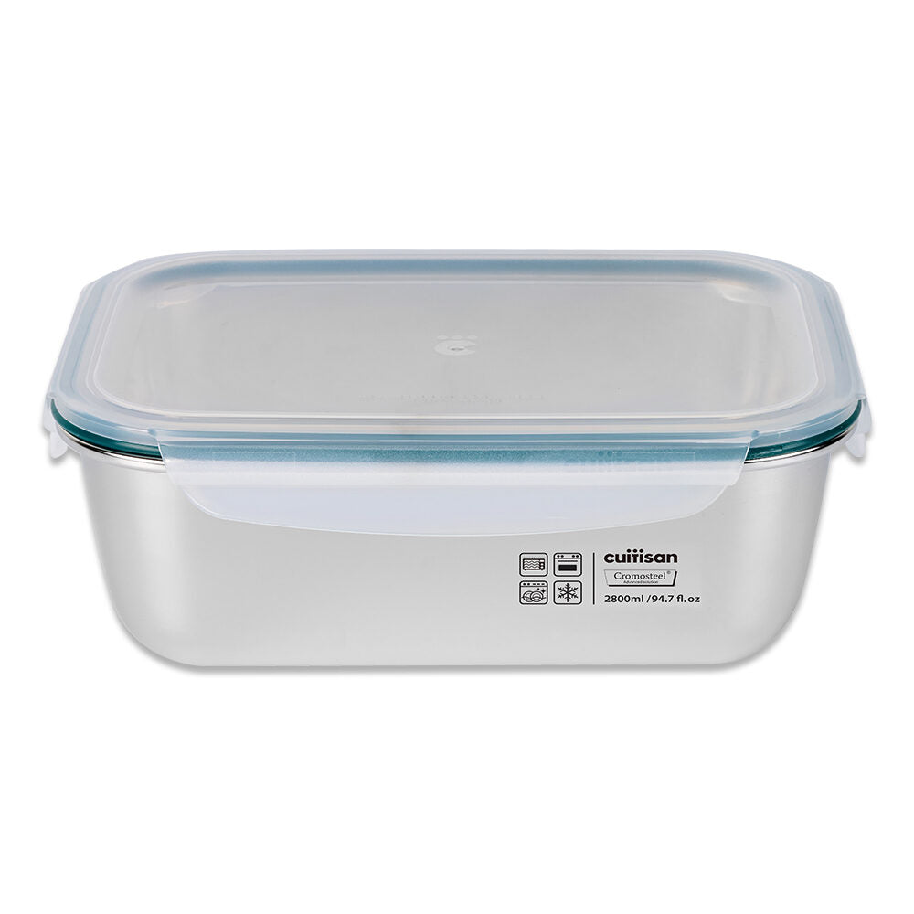 Cuitisan Simple Rectangle No.10 Container - 2800ml