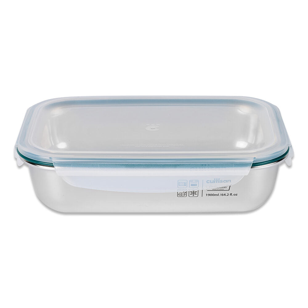 Cuitisan Simple Rectangle No.9 Container - 1900ml