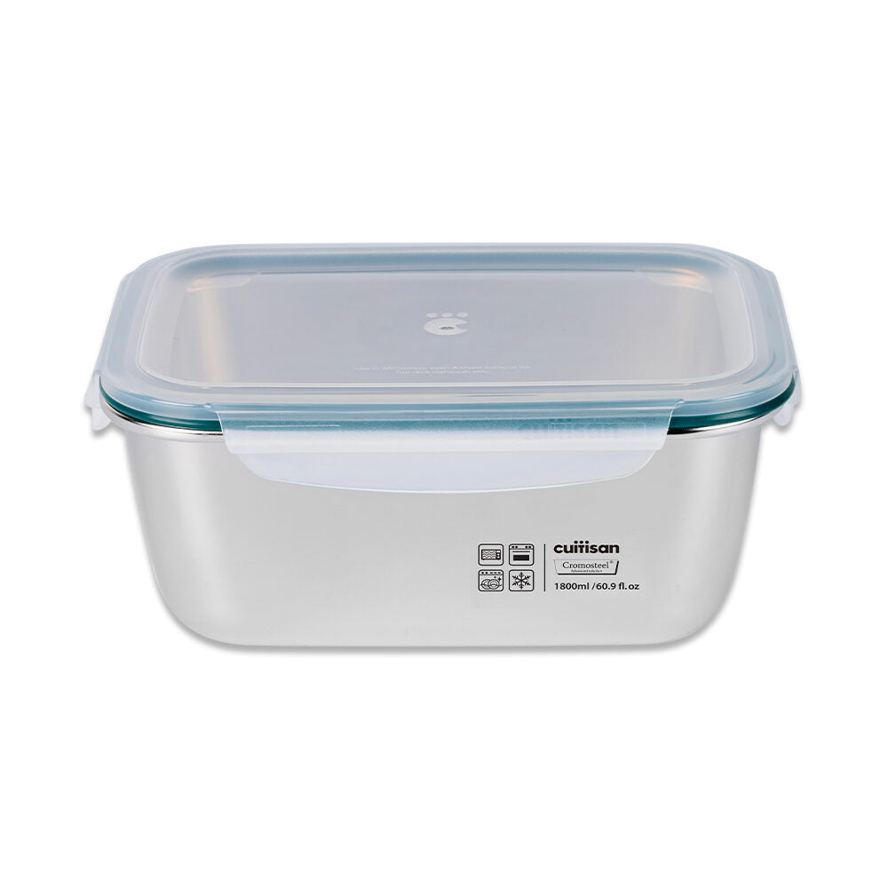 Cuitisan Simple Rectangle No.8 Container - 1800ml