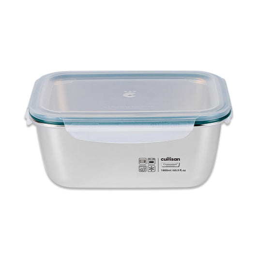 Cuitisan Simple Rectangle No.8 Container - 1800ml