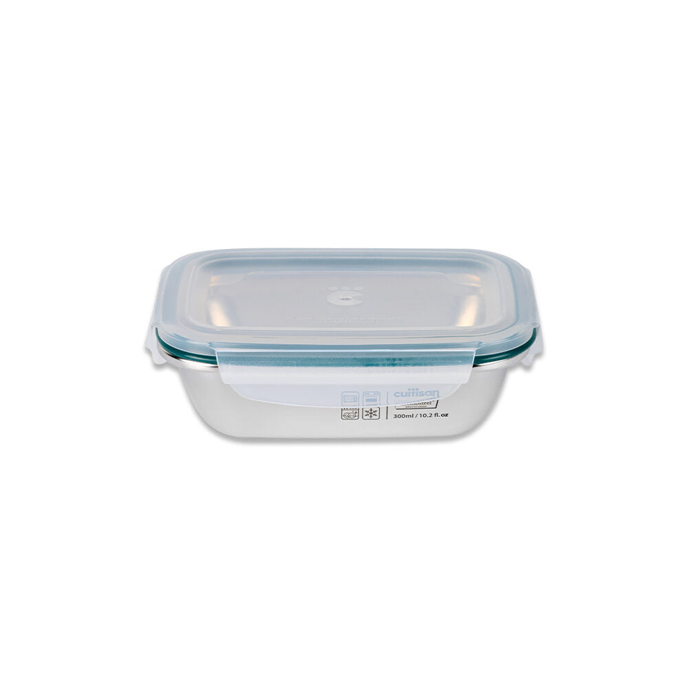 Cuitisan Simple Rectangle No.3 Container - 300ml