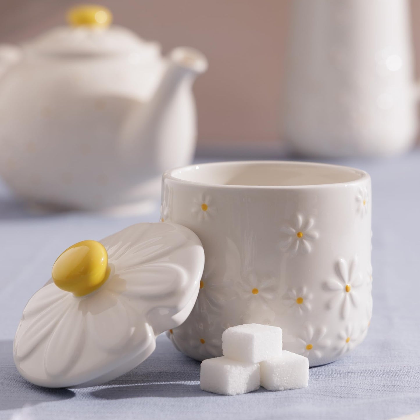 Price & Kensington Daisy Sugar Bowl 11.1×9.2cm