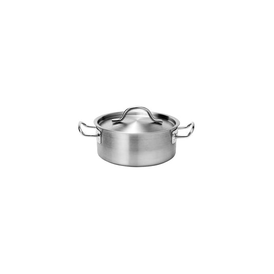 Force Low Casserole with Lid 140x55mm, 0.8Lt