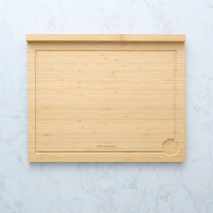 Peer Sorensen Counter Edge Bamboo Cutting Board with Juice Groove Reversible 50x40cm
