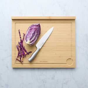 Peer Sorensen Counter Edge Bamboo Cutting Board with Juice Groove Reversible 50x40cm