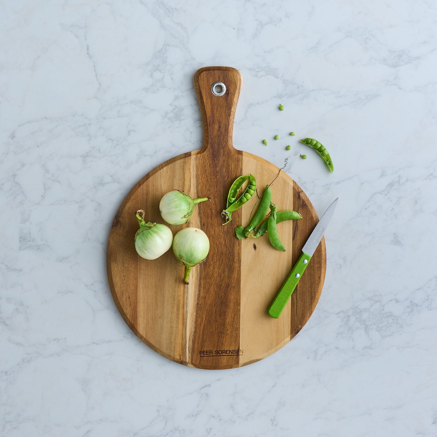 Peer Sorensen Round Serving Board with Handle 42×30.5×1.2cm