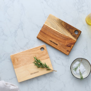 Peer Sorensen Acacia & Rubberwood Chopping Board 19.5x15x1.5cm Set of 2