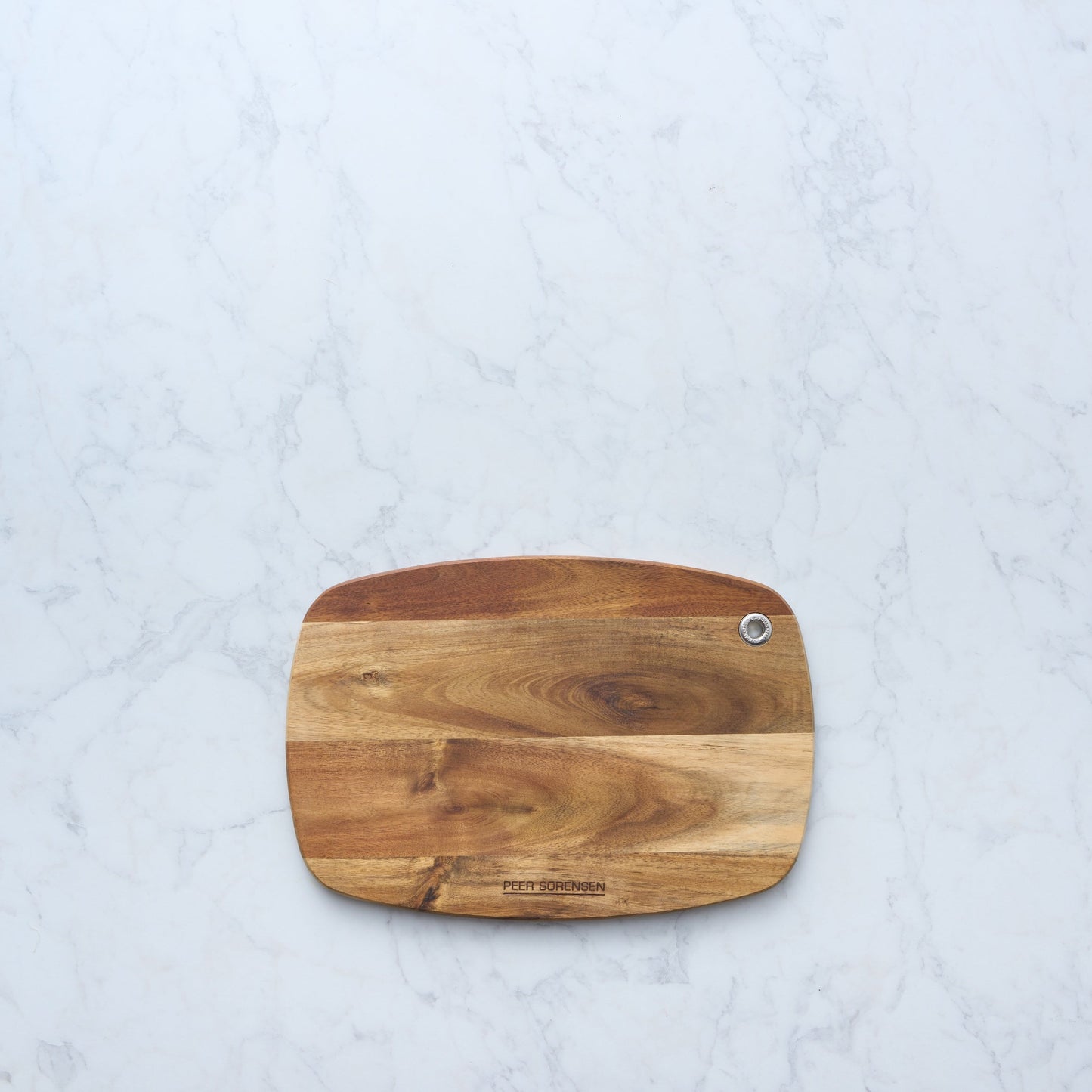 Peer Sorensen Acacia Slim Line Curved Chopping Board 32x22x1.2cm