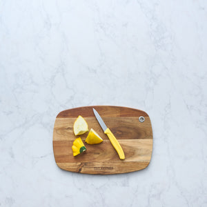 Peer Sorensen Acacia Slim Line Curved Chopping Board 32x22x1.2cm