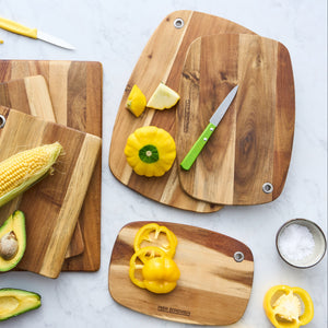 Peer Sorensen Acacia Slim Line Curved Chopping Board 37x27x1.2cm