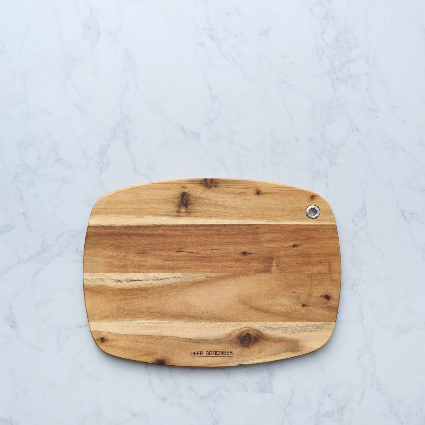 Peer Sorensen Acacia Slim Line Curved Chopping Board 37x27x1.2cm