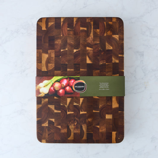 Peer Sorensen Acacia End Grain Chopping Board 51×35.5x7cm