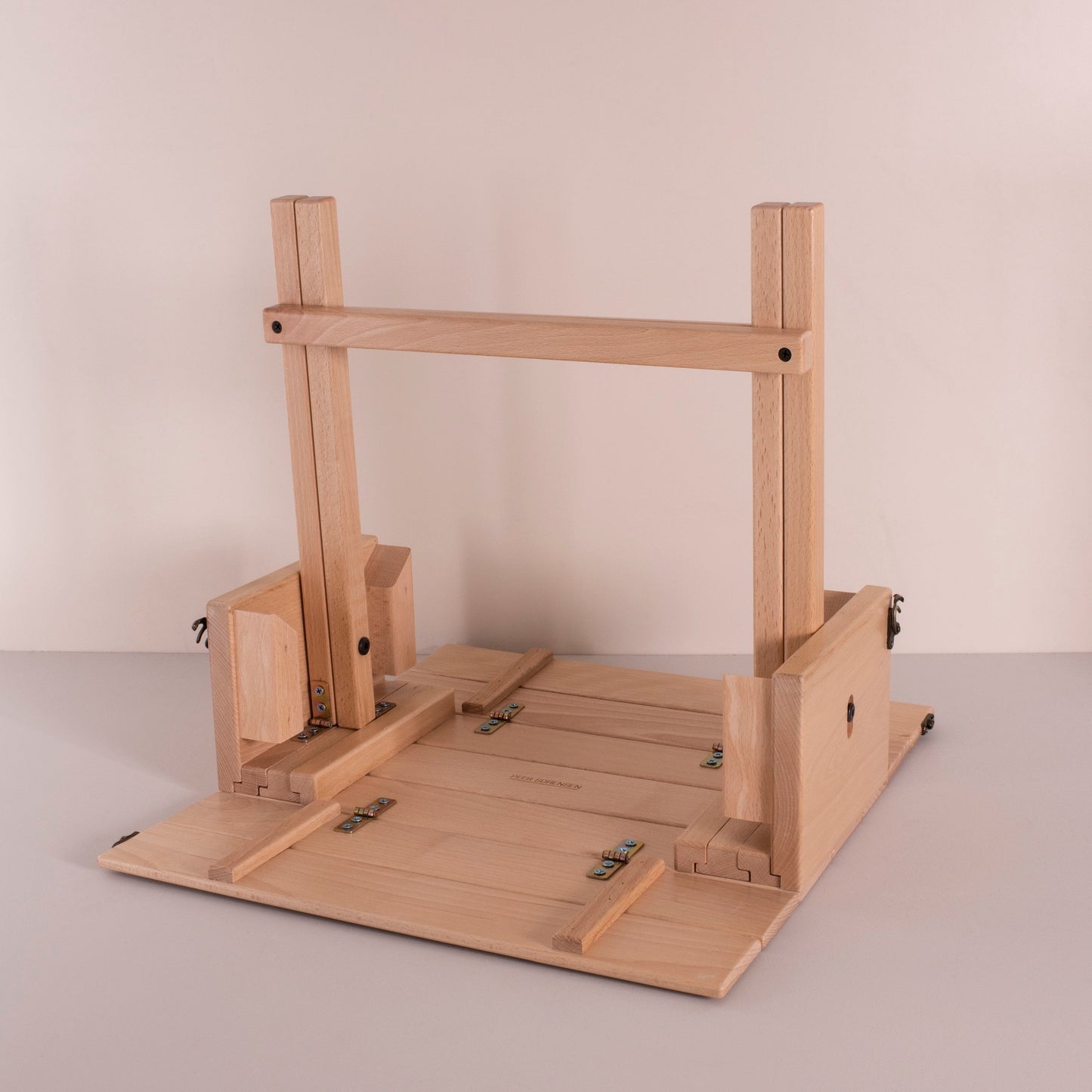 Peer Sorensen Beechwood 2-in-1 Picnic Caddy and Table 45x40x26cm