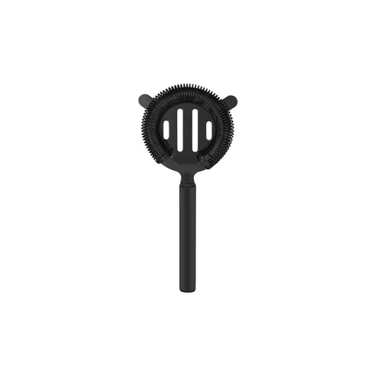 Chef Inox Stainless Steel Bar Strainer with Pipe Handle - Black Powder Coated