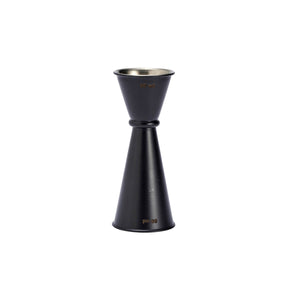 Chef Inox Stainless Steel Japanese Style Jigger - Black Powder Coated, 30/60ml