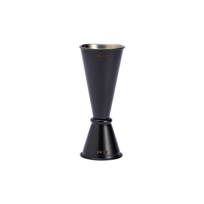 Chef Inox Stainless Steel Japanese Style Jigger - Black Powder Coated, 30/60ml
