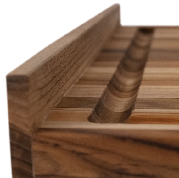 TeakHaus Teak Essential Double Sided Countertop Cutting and Serving Board 54x46x2.5cm