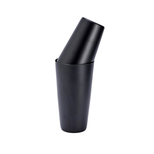 Chef Inox Stainless Steel Toby Tin - Black Powder Coated, 540ml