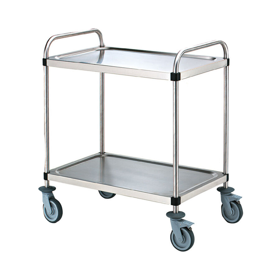 Matfer Bourgeat 2 Tier Trolley - Flat Pack, 880x580mm - Kitchenly