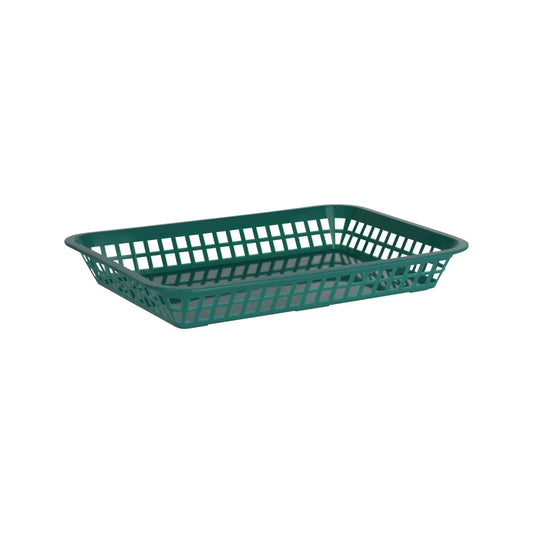 Chef Inox Coney Island Plastic Rectangular Basket 300x215x42mm - Kitchenly