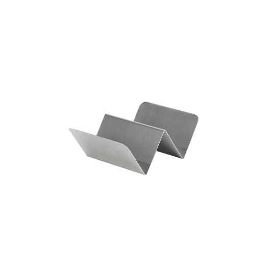 Chef Inox Coney Island 2 Comp Stainless Steel Taco Holder/Stand 240x60x50mm - Kitchenly