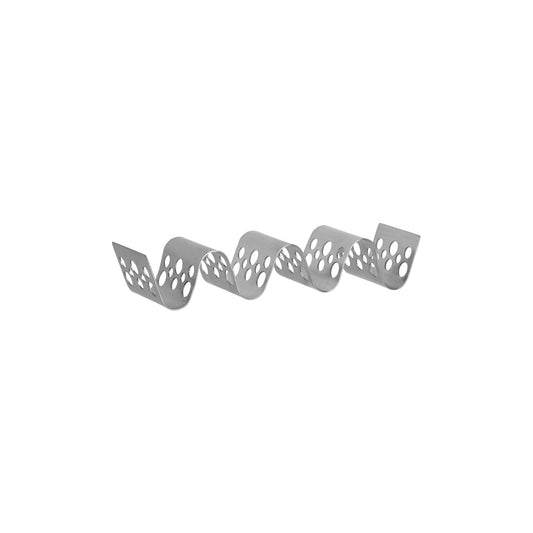 Chef Inox Coney Island 3 4 Taco Holder Stainless Steel 191x55x36mm - Kitchenly