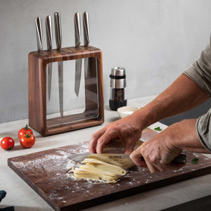 Hashira 7pc Knife Block Set - Walnut