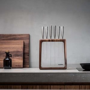 Hashira 7pc Knife Block Set - Walnut