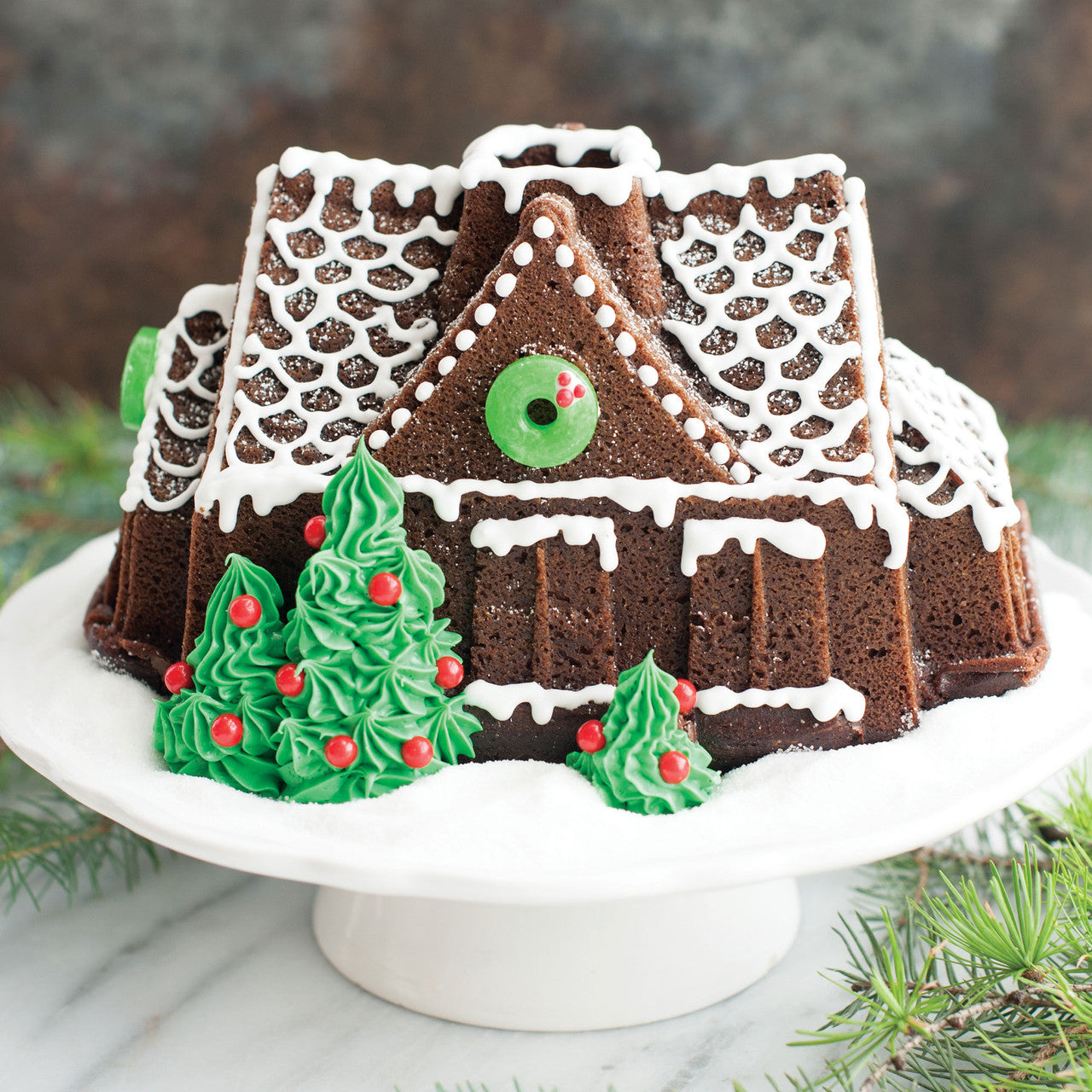 Gingerbread House Bundt Pan 20 x 26 x 13.5cm