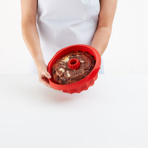 Lekue - Mini Savarin Mould Set Red 2pce
