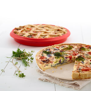 Lekue - Quiche Pan with Ceramic Removable Plate 28cm