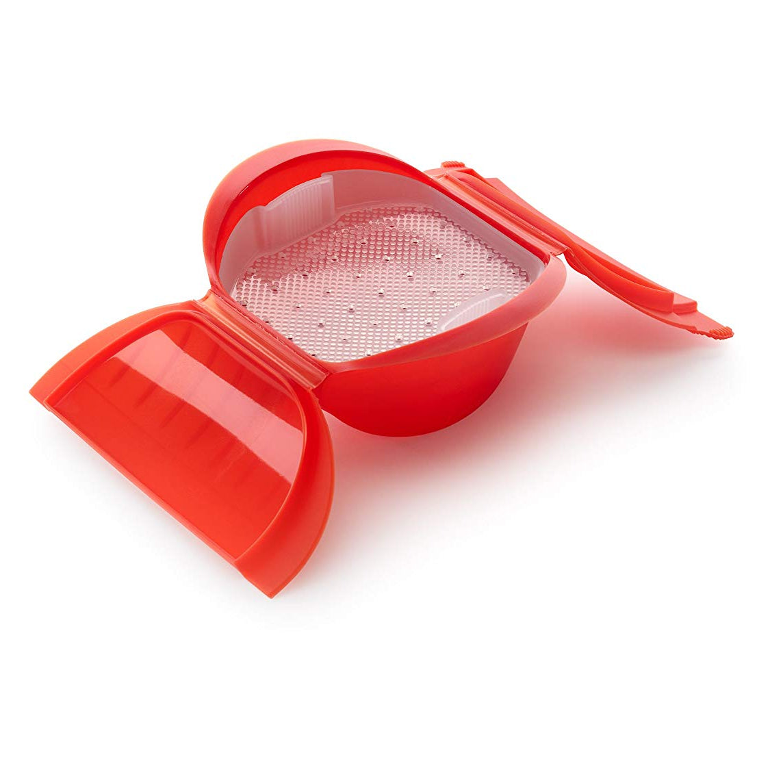 Lekue - Deep Microwave Cooker with Draining Tray 1L