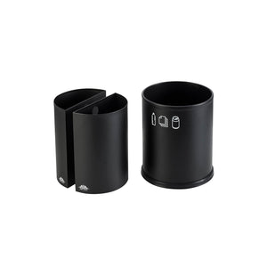 Noble & Price Round Recycle Waste Bin - 2 Sections,  3.0L