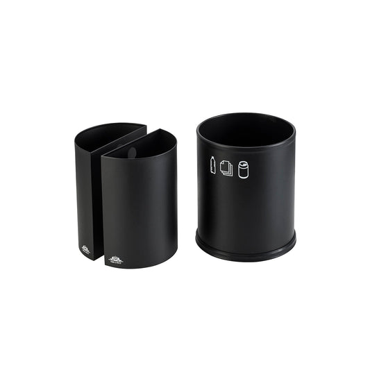 Noble & Price Round Recycle Waste Bin - 2 Sections,  3.0L