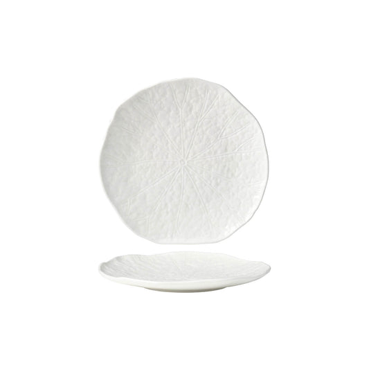 Tablekraft Fusion Lotus Coupe Plate - 255mm, White , Box of 4